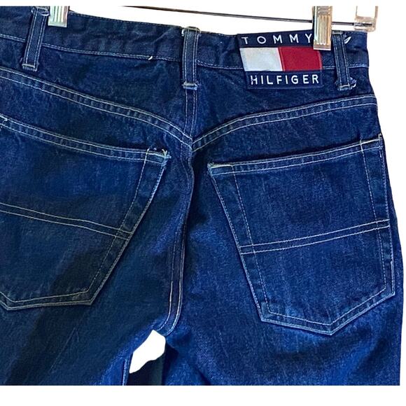 Tommy Hilfiger Womens 5 Y2K Bootcut Blue Mid Rise Denim Jeans - Picture 8 of 11